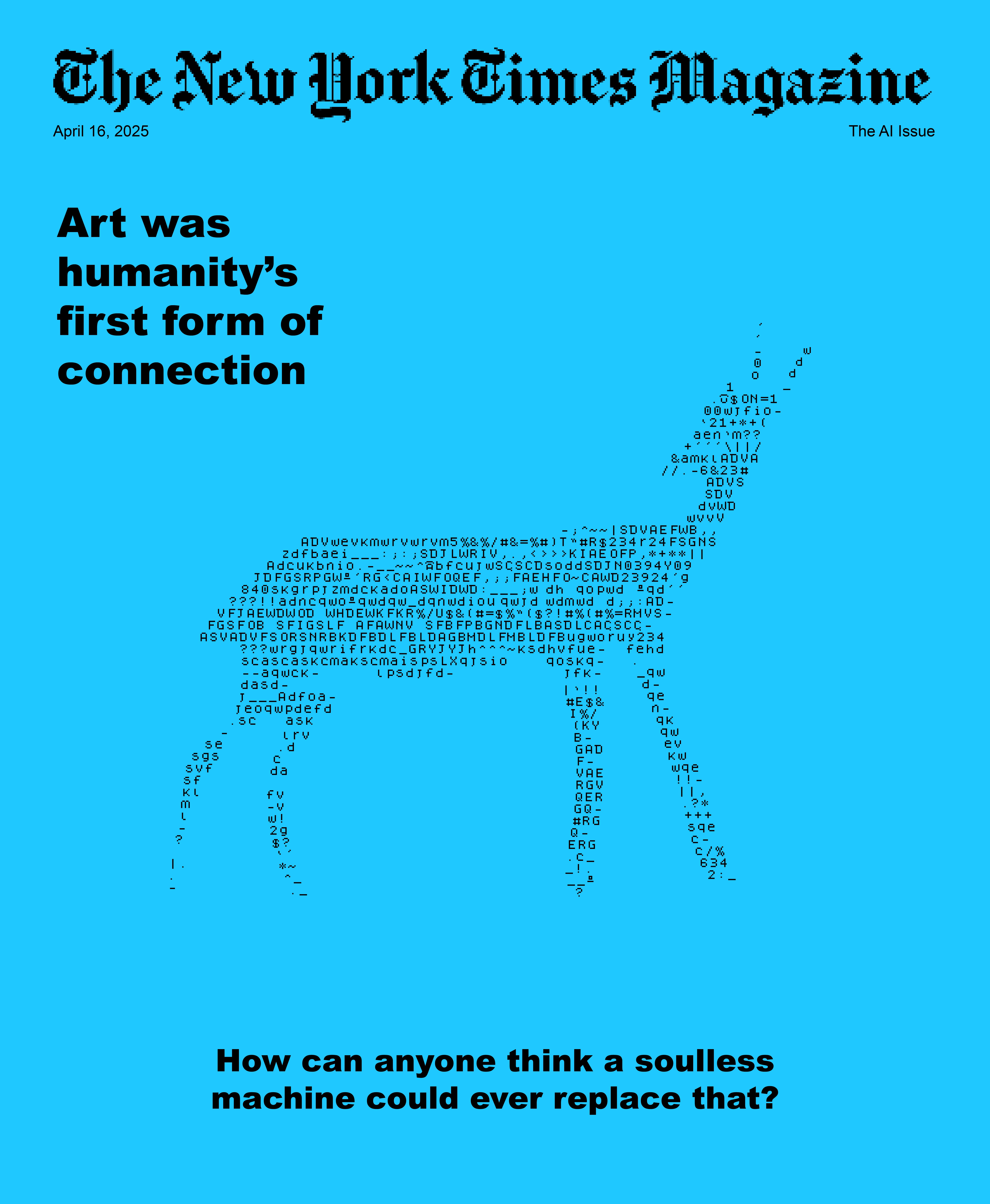 Magazine Cover AI Issue