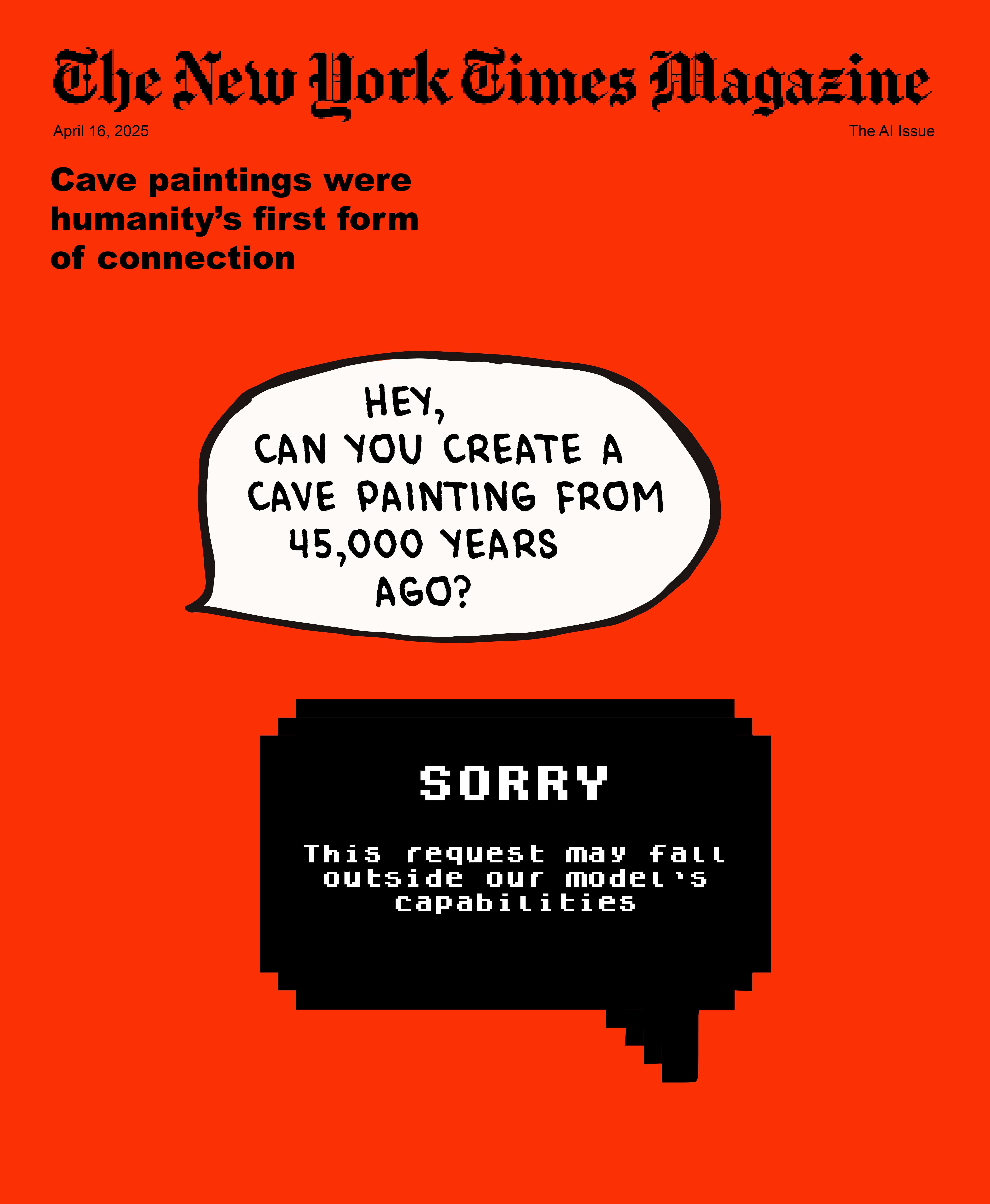 Magazine Cover AI Issue