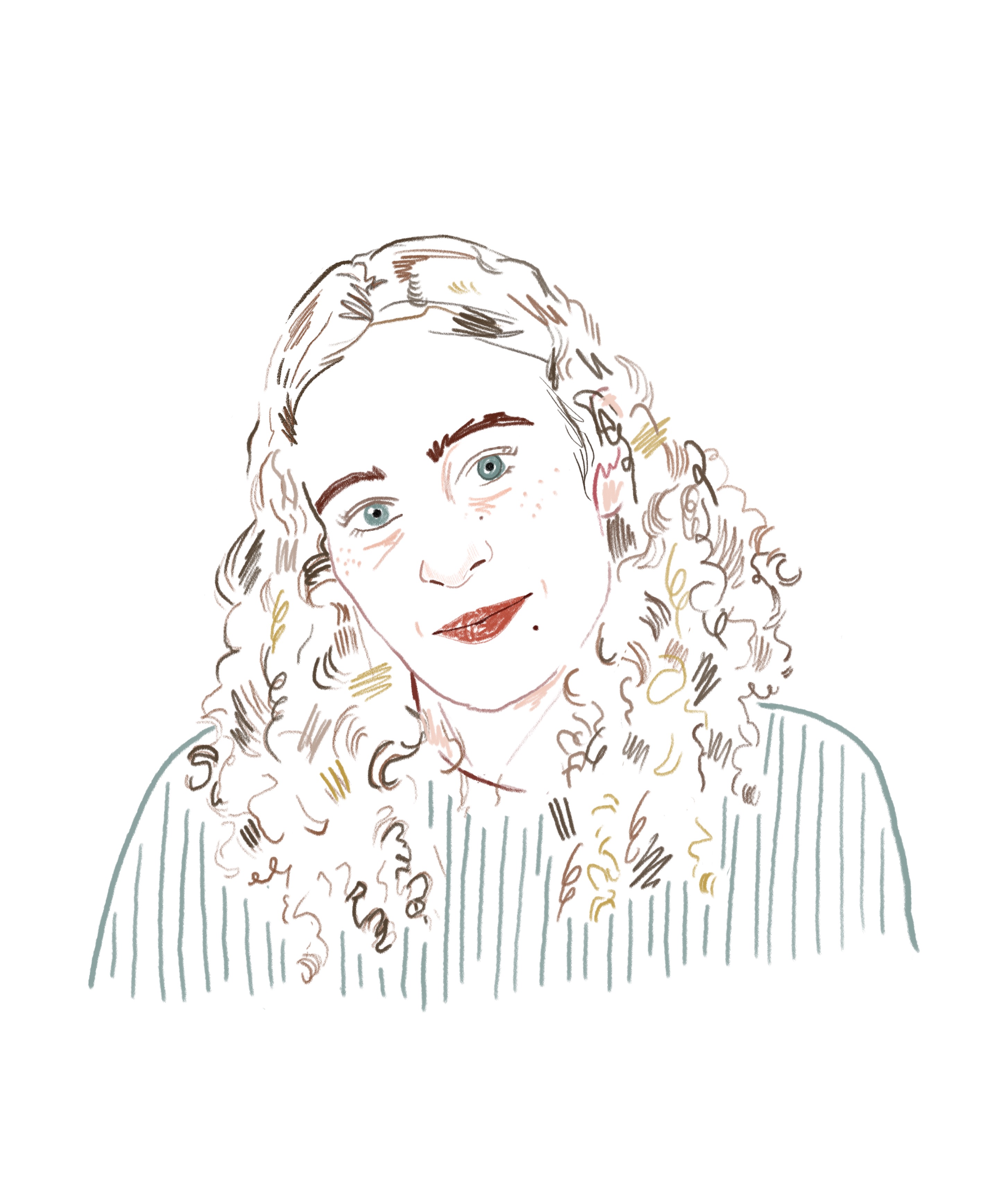 Self Portrait Illustration